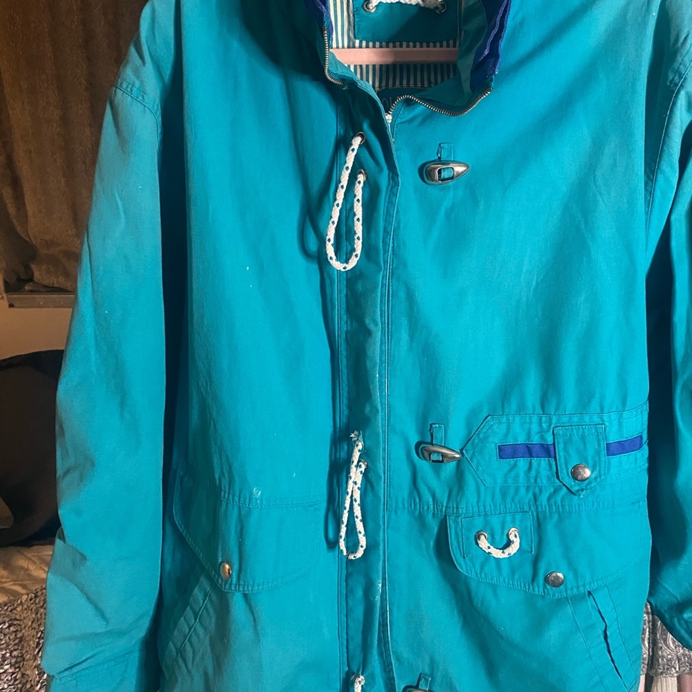 Vintage Climate Zone jacket women’s Teal size xl/xxl